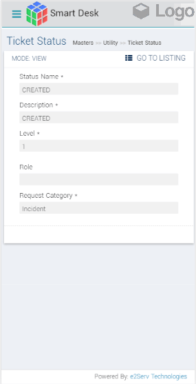 Ticket Status