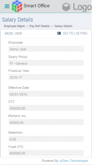 Salary Details