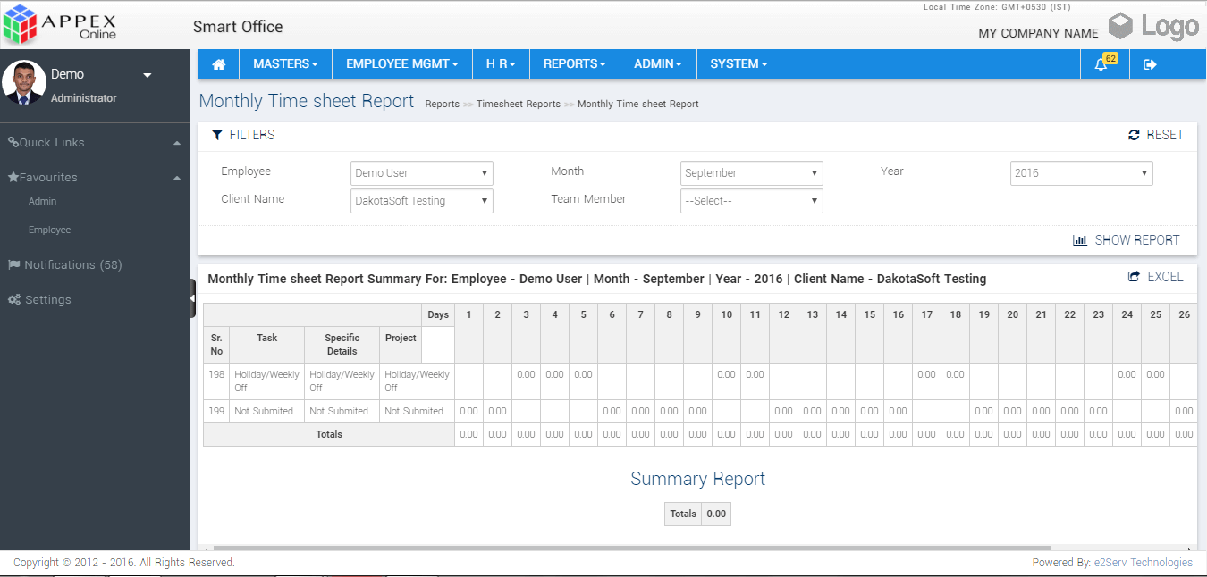 Timesheet